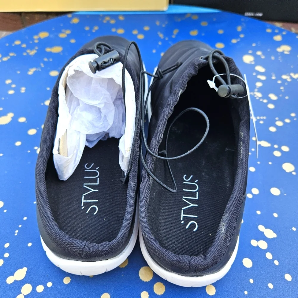 Stylus Layna Black Mules Women's Size 11 - Picture 9 of 12